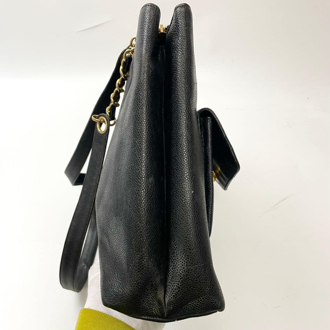 Yuko☆シャネル　キャビアスキン　ターンロック　チェーン　ショルダー