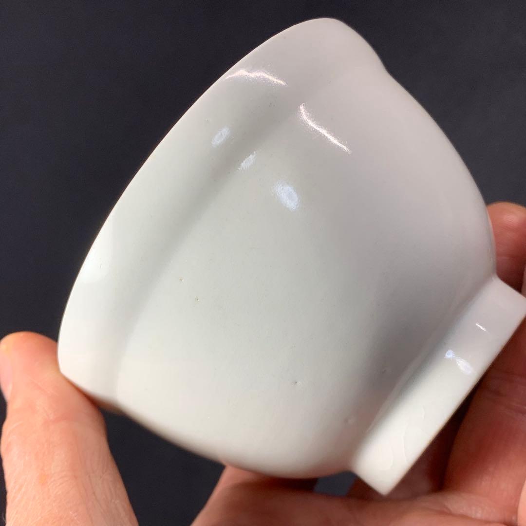 K873⭐︎古伊万里 濁手 白磁 向付 江戸前期 柿右衛門 完品