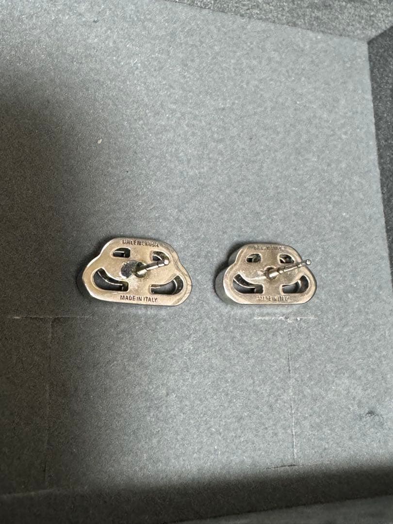 BALENCIAGA BB XS STUD ピアス シルバー