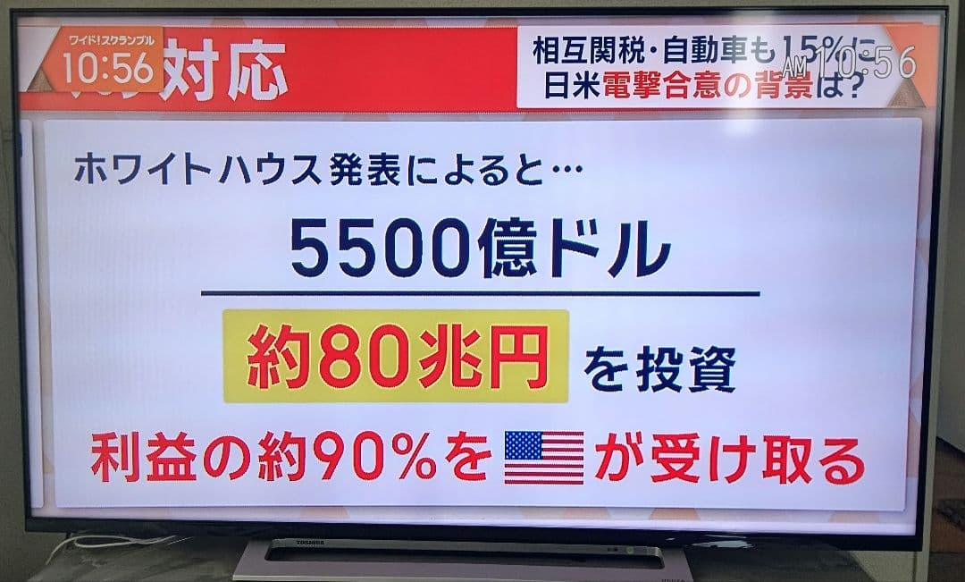 REGZA50インチ液晶テレビ