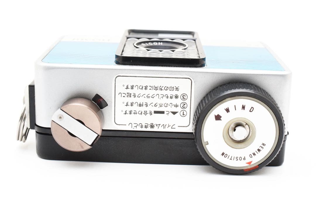 #187 ★良品★ Ricoh E2 オートハーフ　希少色　ラインブルー