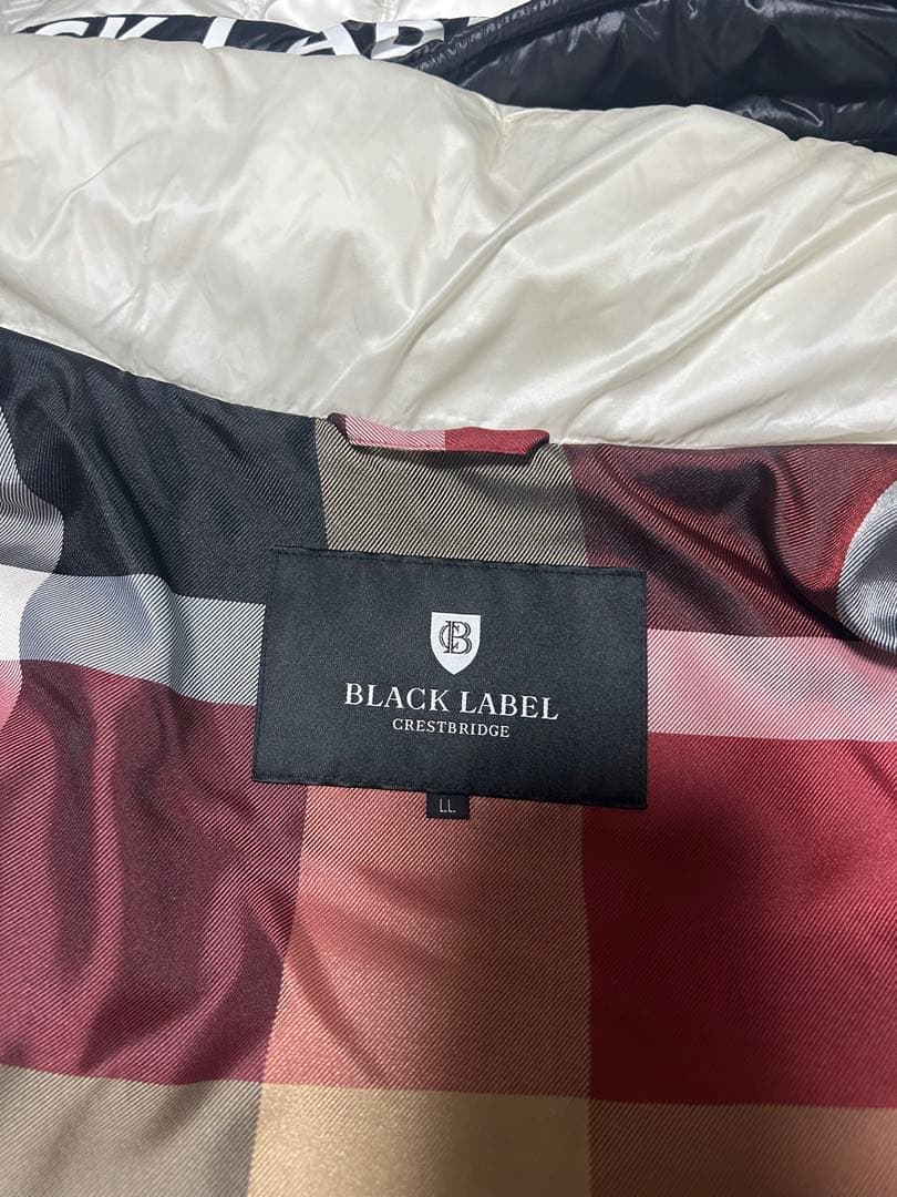 BLACK LABEL ホワイト ダウンジャケット LL