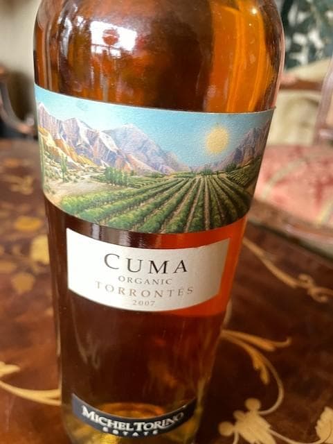 CUMA TORRONTES 2007 オーガニックワイン
