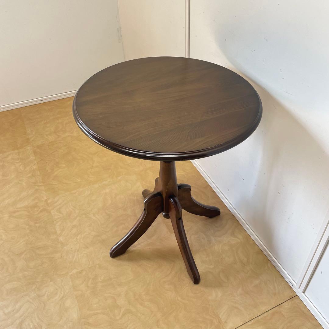 四国工芸 森のサーカス 丸テーブル カフェテーブル サイドテーブル 円形 台