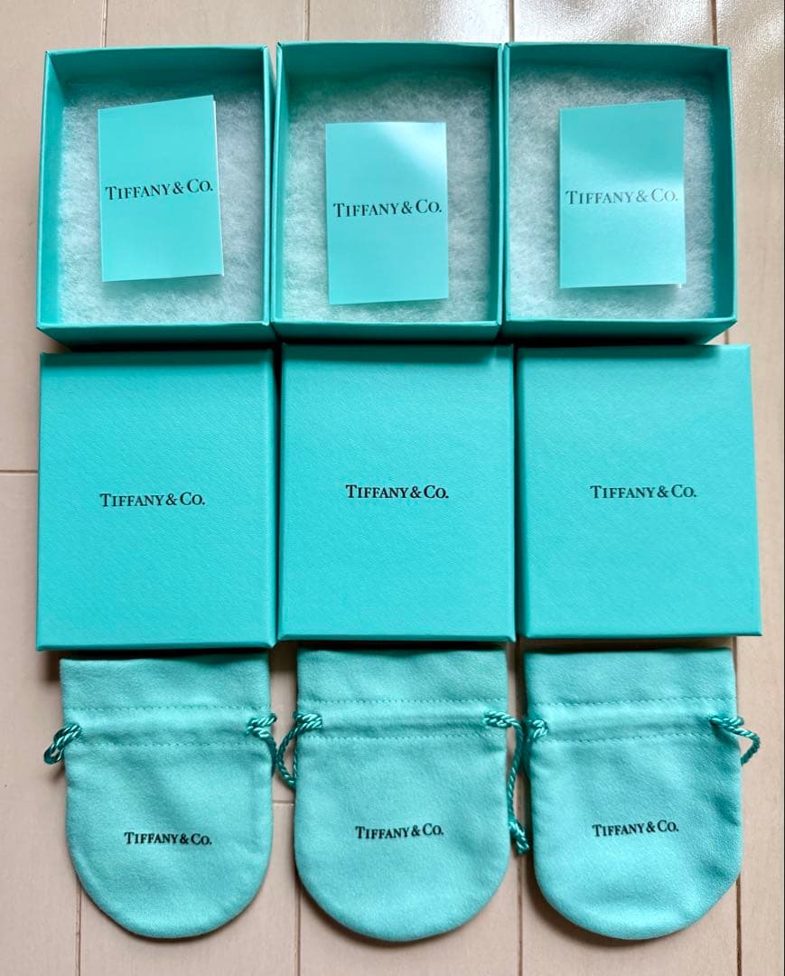 ティファニー 空き箱 & 巾着 3セット