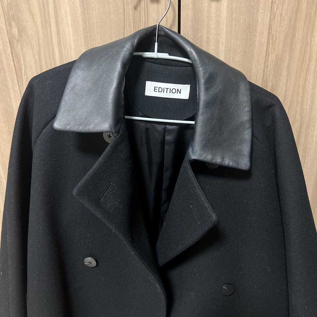 Edition Super120's ライトメルトン ショートコート