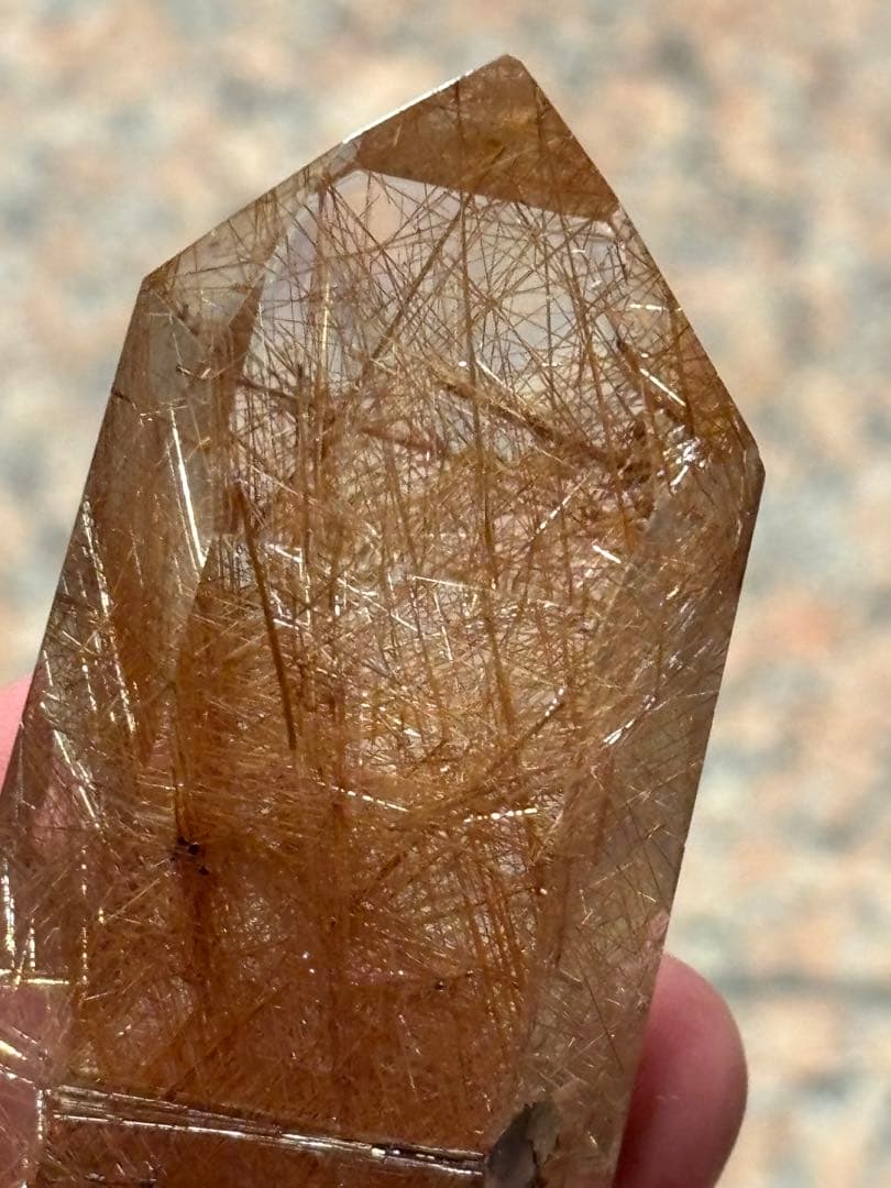 レア　ルチルインレムリアンクォーツ　レムリアン　137g 天然石