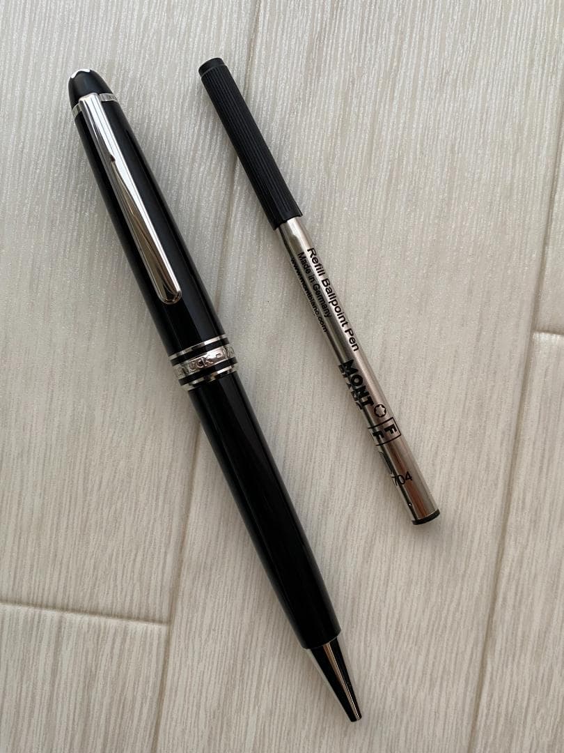 美品 モンブラン P164 プラチナ クラシック ボールペン 新品純正リフィル