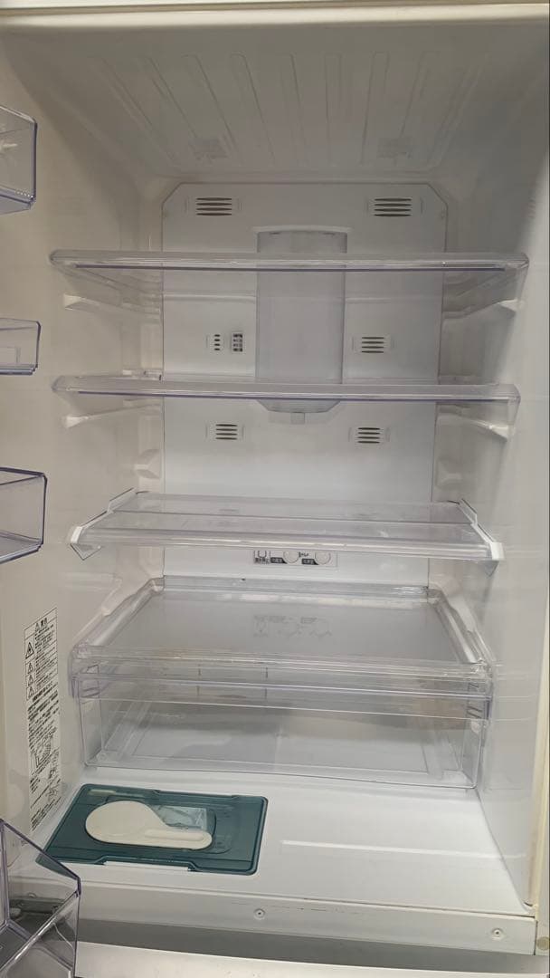 三ノンフロン冷凍冷蔵庫 MR-C37TL-W 370L 3ドア 2012年製