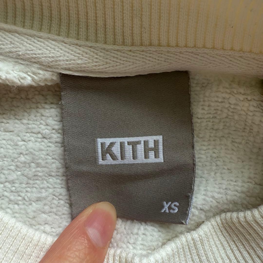 お値下げしました！kith クルーネック スウェット クリーム色　XS 美品