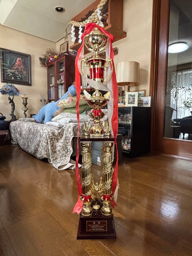 オートレース島田信廣優勝トロフィー！