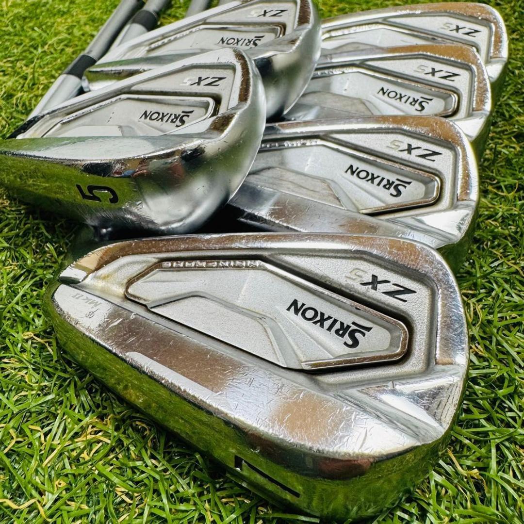 【初心者推奨】スリクソン ZX5 MKⅡ メンズアイアンセット 6本 S