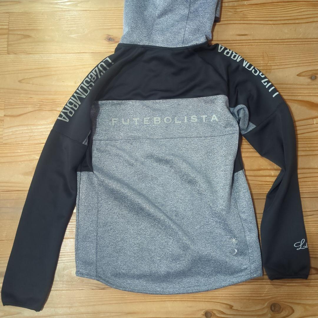 LUZ e SOMBRA フード付きジャケット XS グレー/ブラック