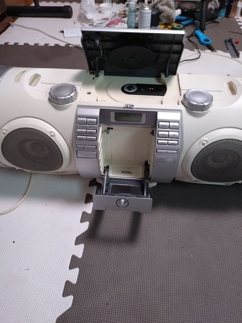 JVC パワードウーハーCDシステム　動作難有り