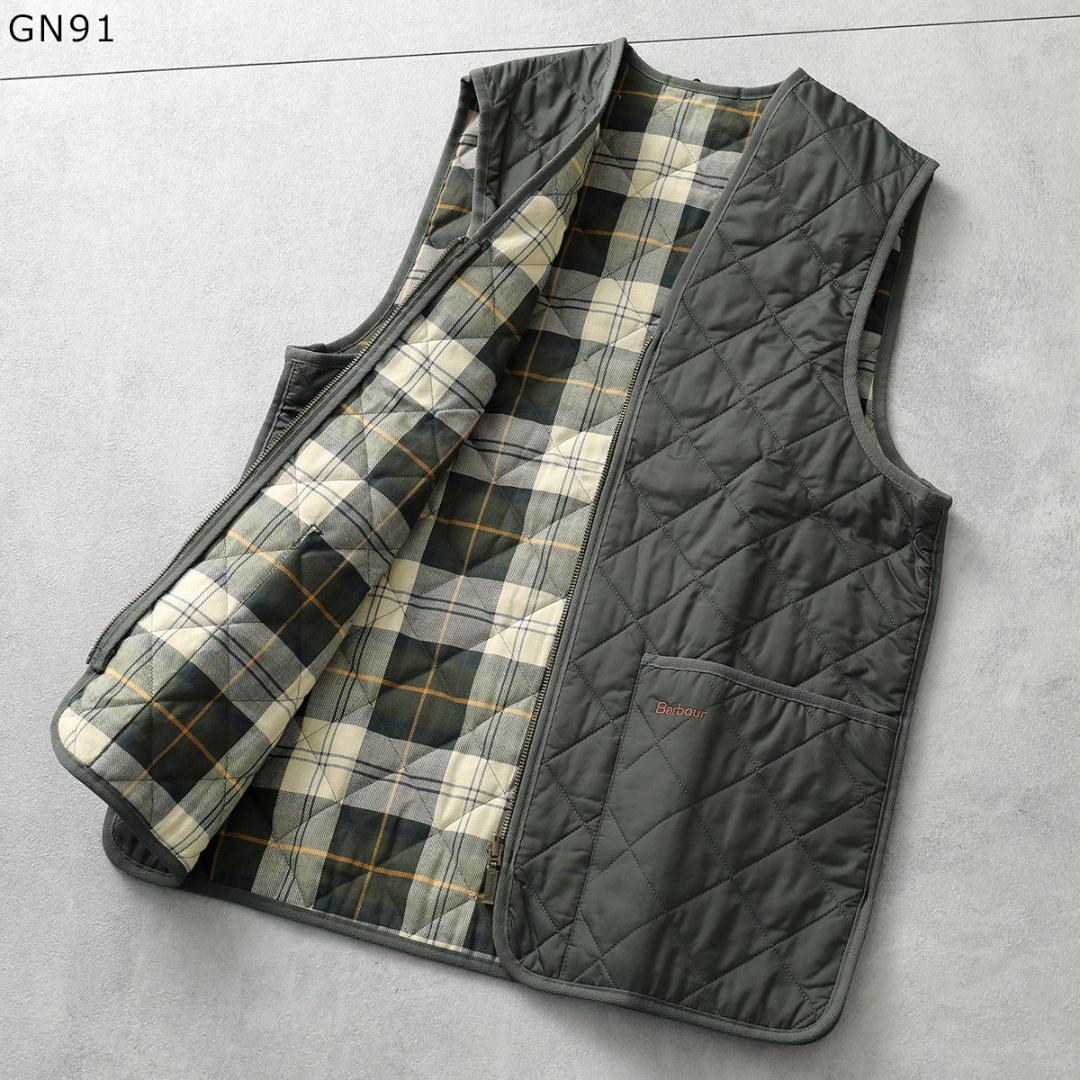 BARBOUR バブアー キルティングベスト MLI0001 カーキグリーン