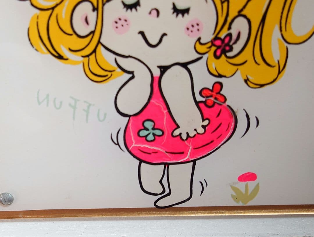 水森亜土 木製オルゴール(エリーゼのために) 昭和レトロ