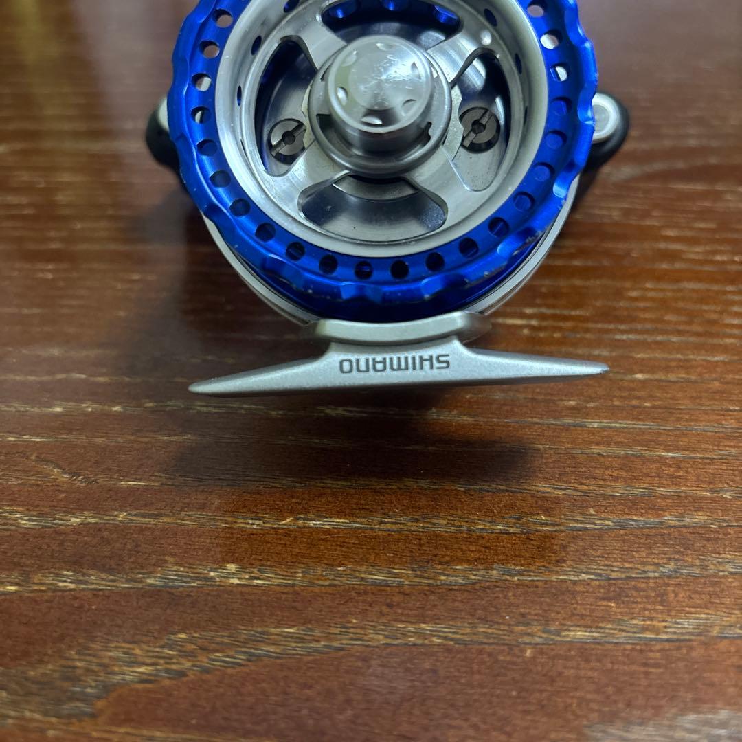 シマノ セイハコウ 60B ブルー　かかり釣りリール