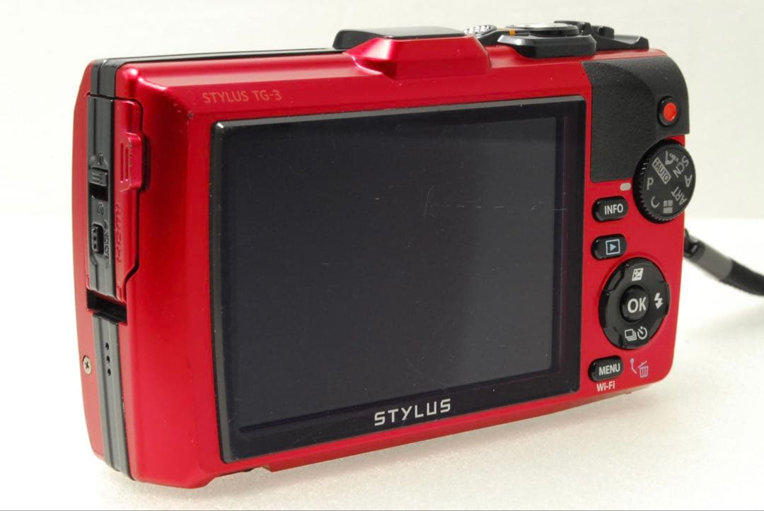 OLYMPUS TG-3 ❤️スマホ転送 動作確認済 オリンパス レッド コンデジ