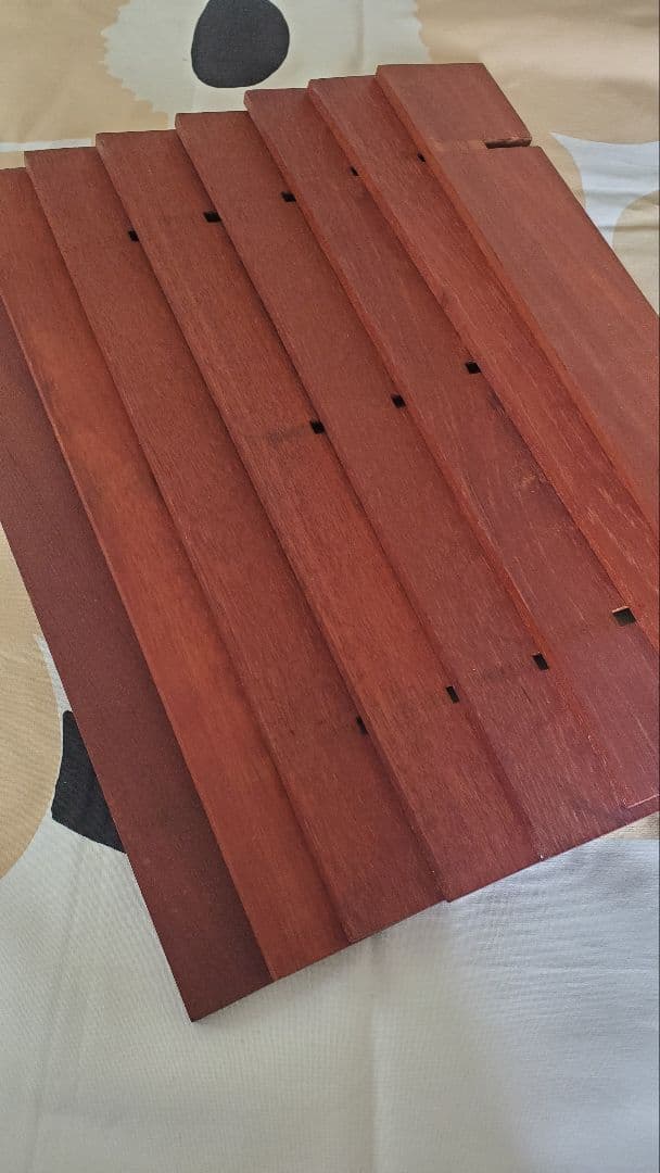 北欧ヴィンテージ　チークウォールシェルフ