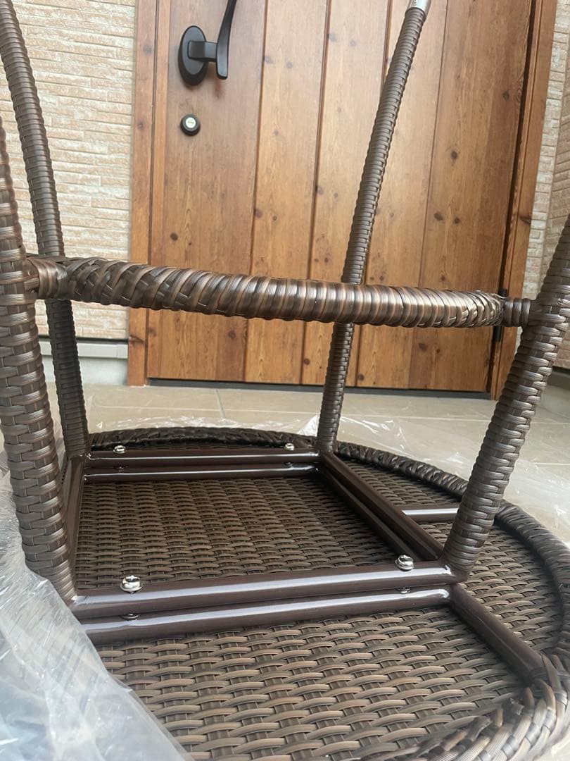 RAUCORD 人工ラタン円形テーブル