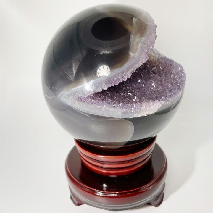 ✨究極✨浄化　アメジスト　水晶　パワーストーン　紫　淡い　玉型　天然石