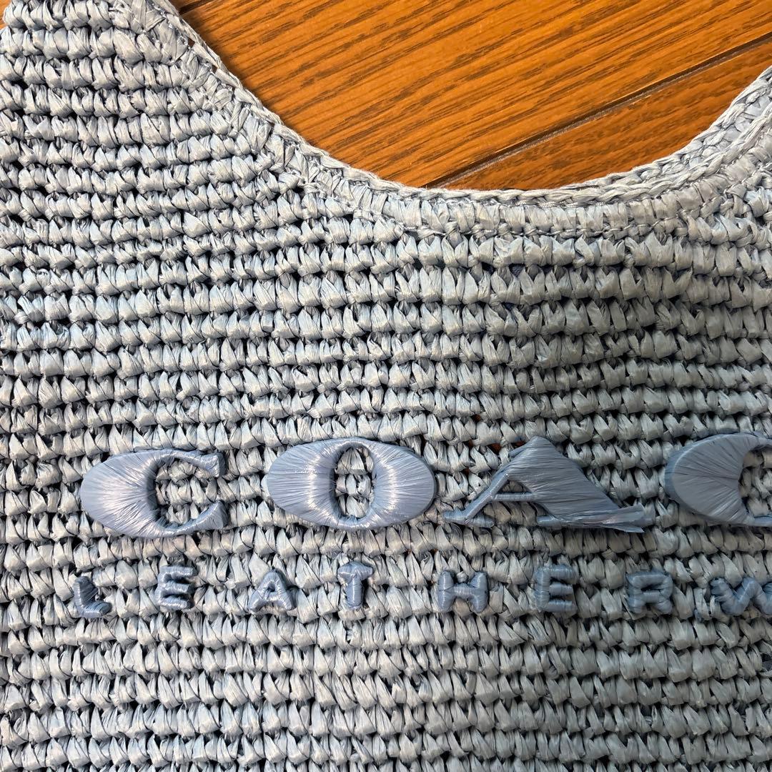 coachのストローバッグ2025年春発売