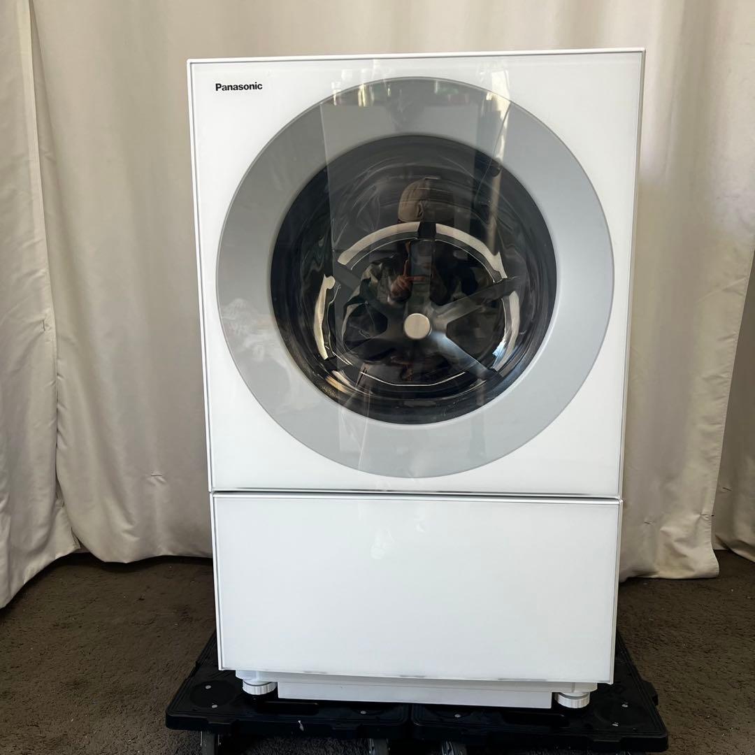 134⭕️ドラム式洗濯機　パナソニック　7キロ　キューブル　一人暮らし　設置無料