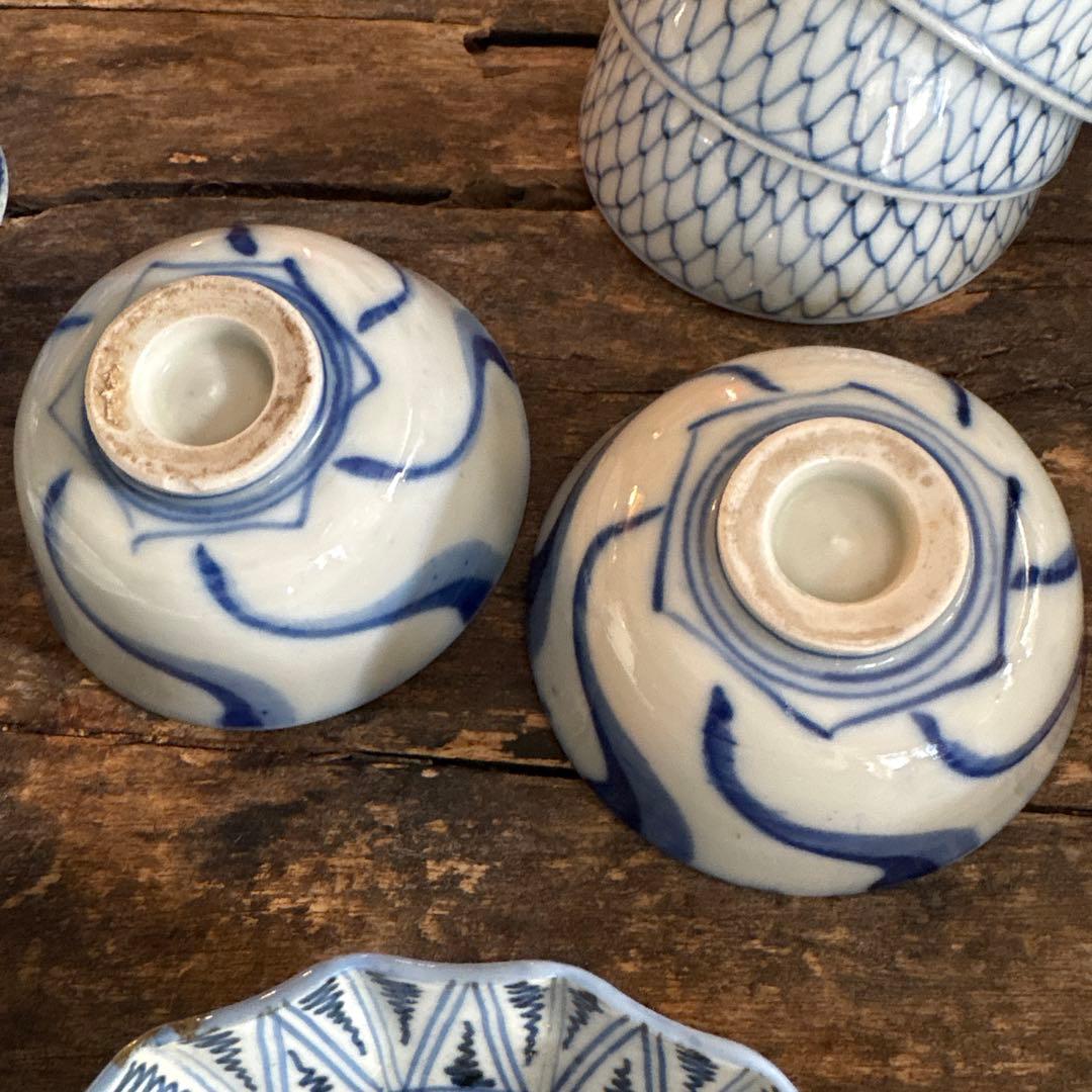 SALE⏬骨董セレクト❸染付　印判