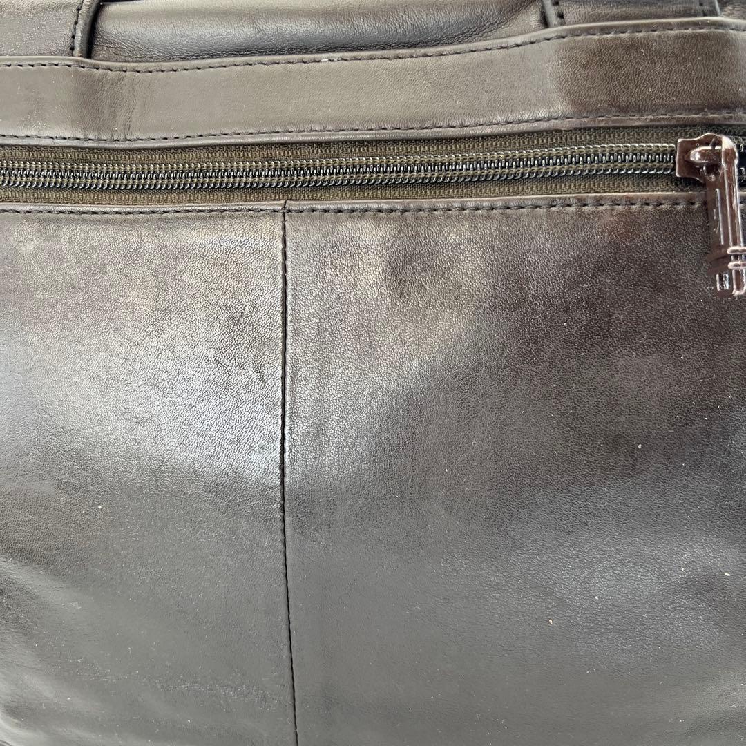 TUMI トゥミ レザー ビジネスバッグ 2WAY 茶　ショルダーストラップ新品