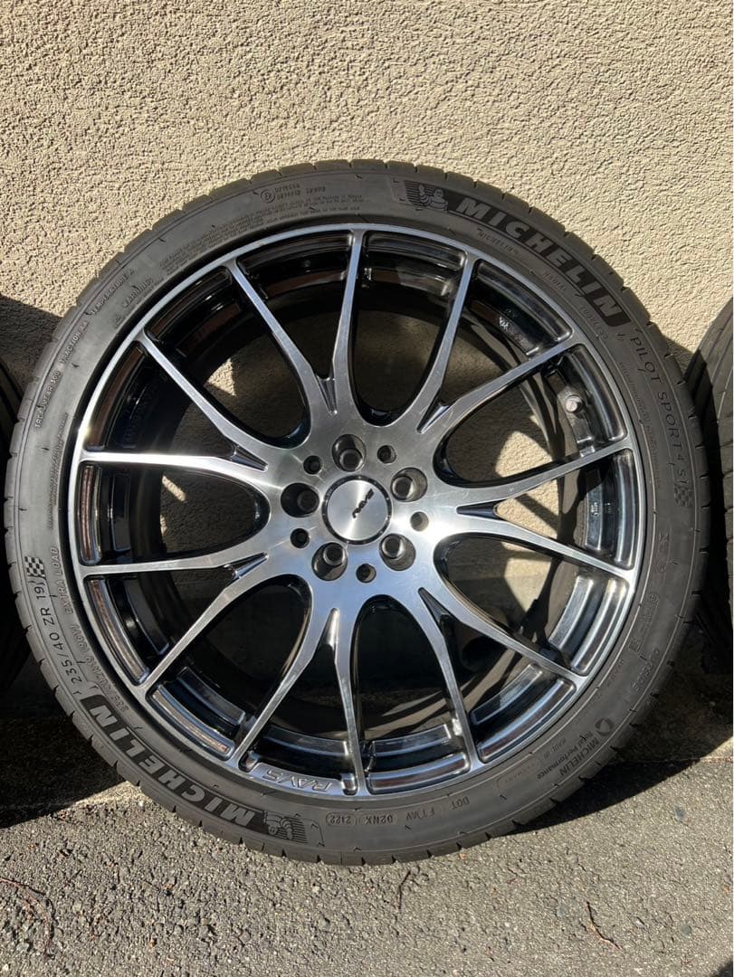 ひろ、Rays.19インチホイールタイヤセット