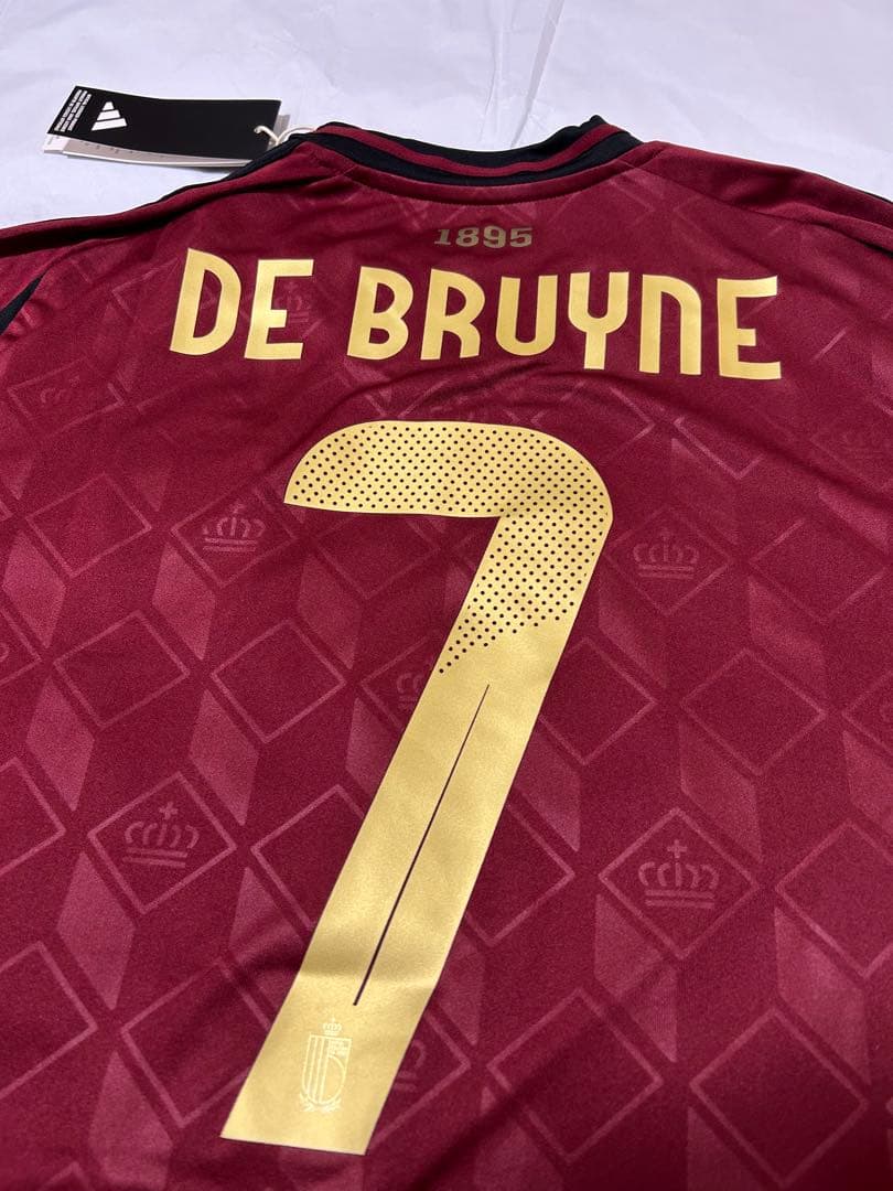 デブライネ ベルギー代表 2024ユニフォーム L