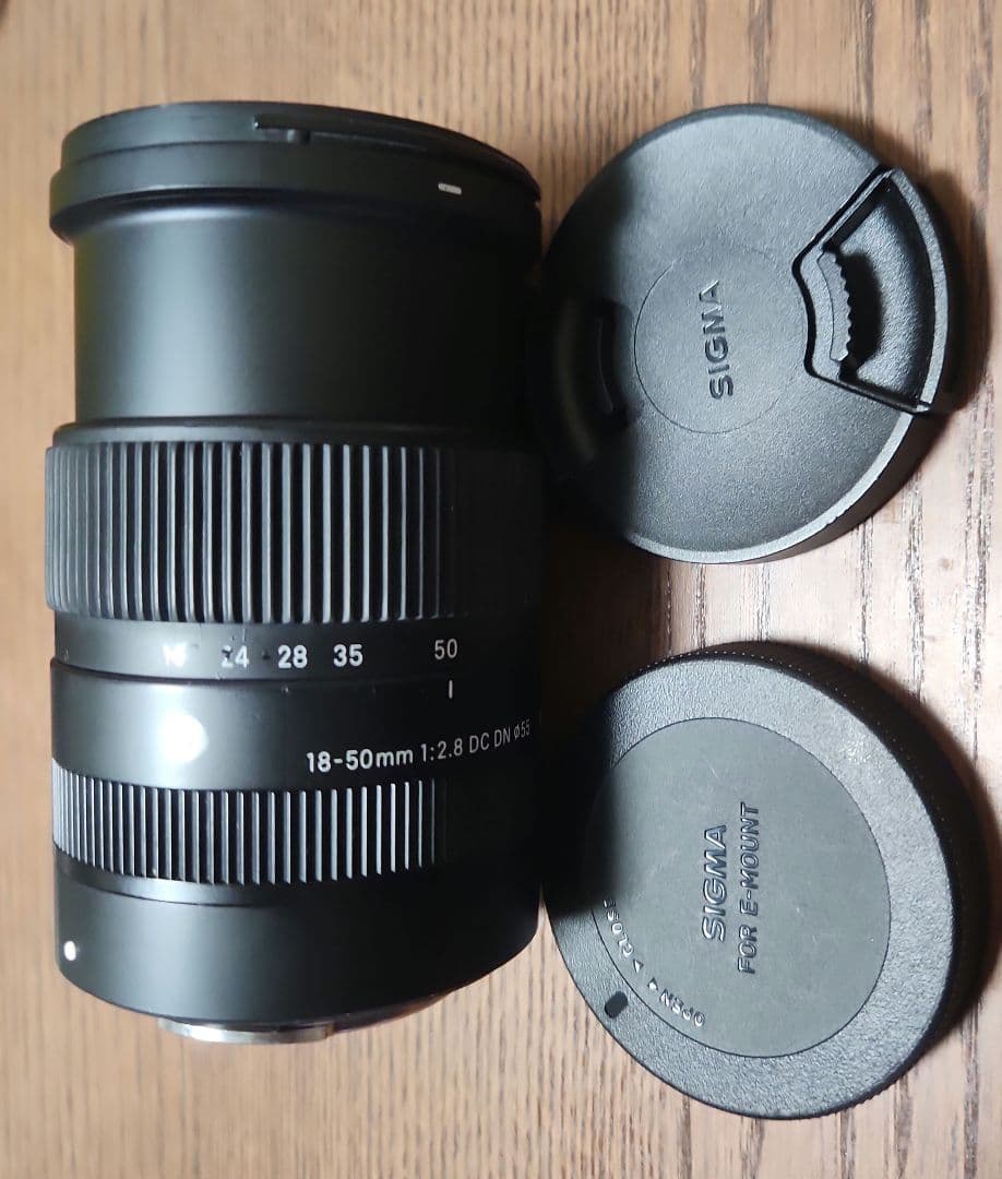 SIGMA 18-50mm F2.8 DC DN レンズ　Eマウント
