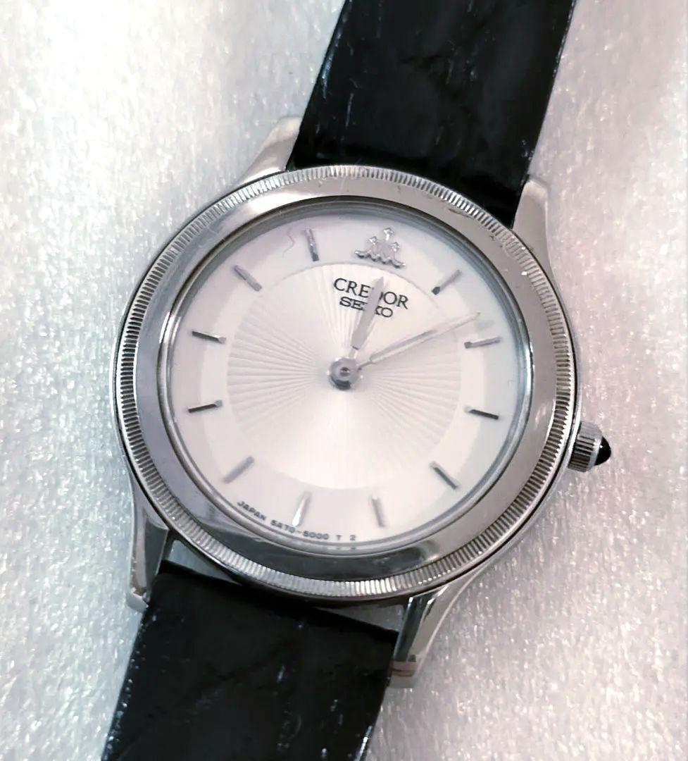 レディース　クレドール 18KT ステンレススチール 5A70-2010