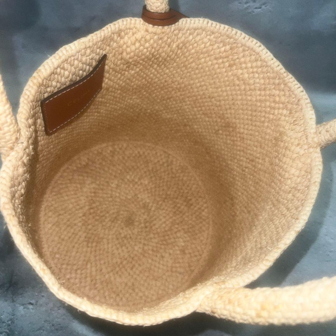 セリーヌ サプル クラシックパニエ キュイルトリオンフ かごバッグ バスケット