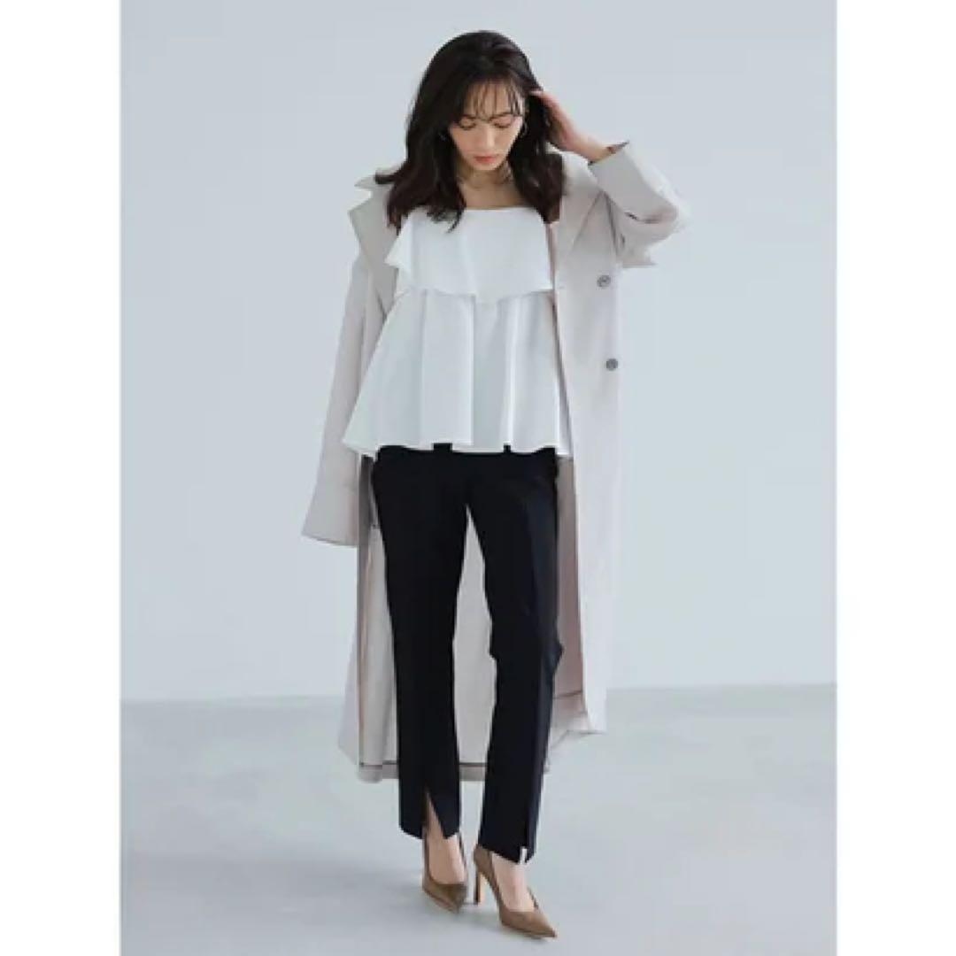 anuans フクレジャガードキャミソール ホワイト