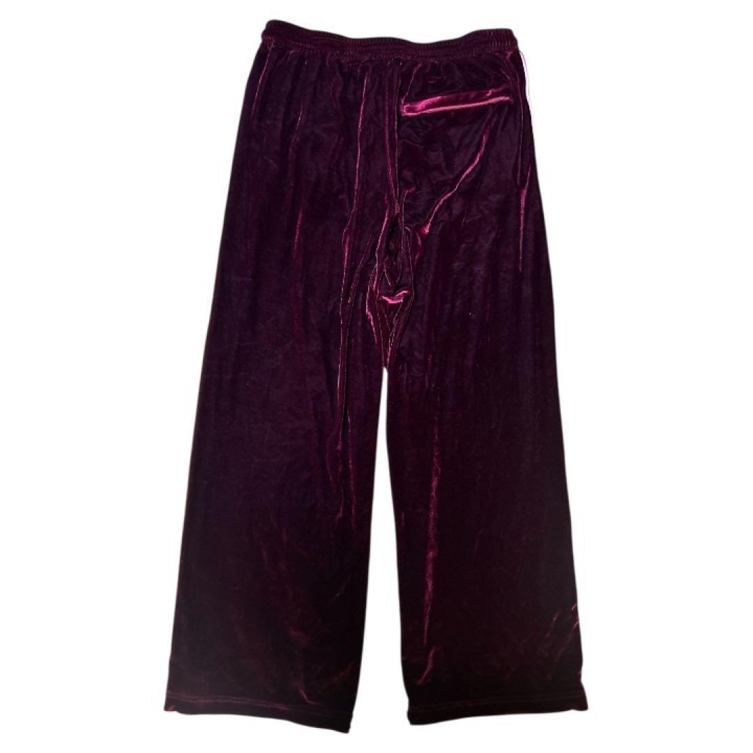 美品 GALFY ガルフィー ベロア セットアップ ジャージ レッド ボルドー