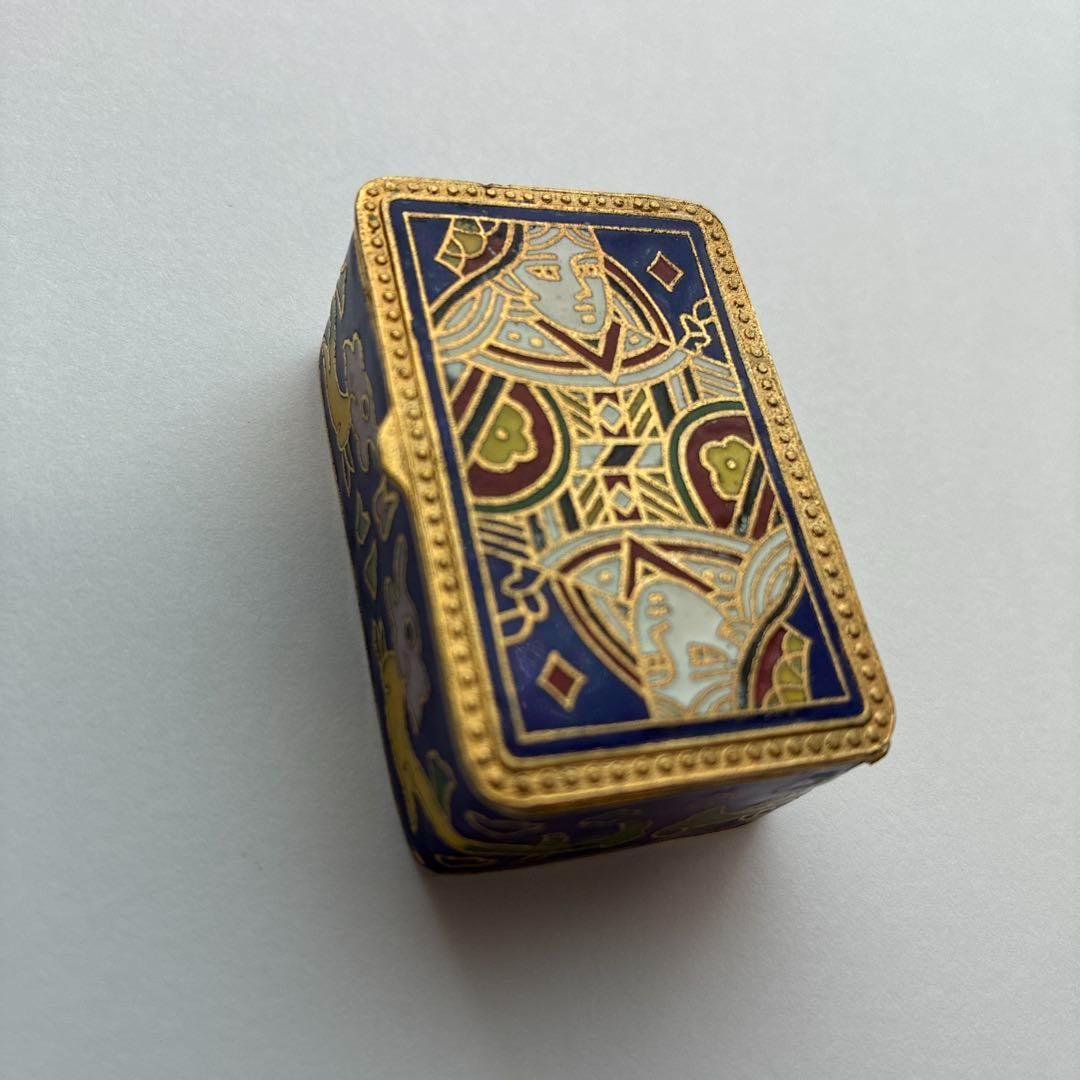 10◎ 超レア　希少　ヴィンテージ　小物入れケース　トランプ柄　ピルケースにも