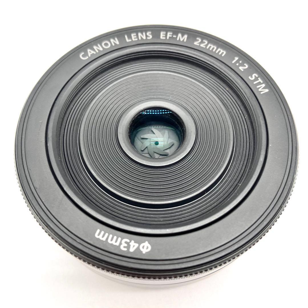 Canon キヤノン EF-M 22mm F2 STM 単焦点レンズ ブラック
