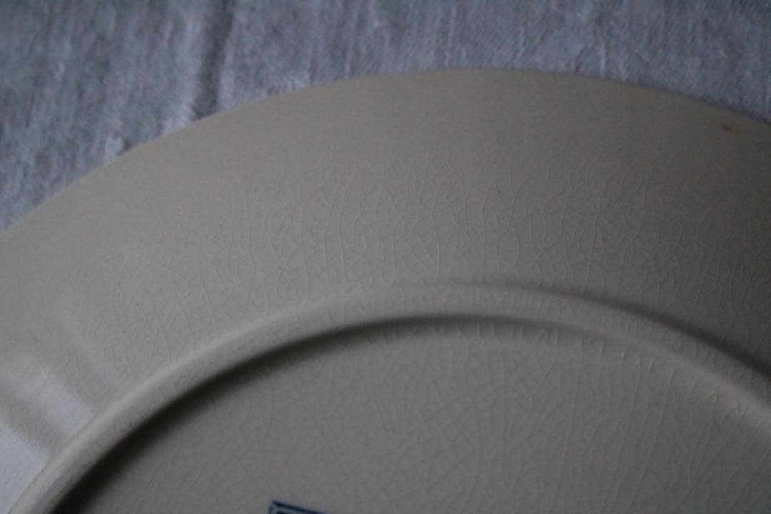 フランス　アンティーク　プレート　　sarreguemines royat