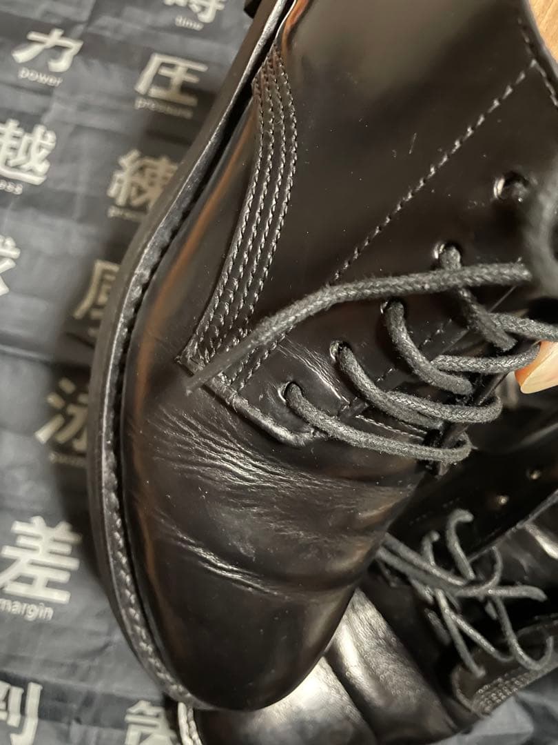 シ*コ様 A.P.C 黒のレザーシューズ ポストマン　25.5センチ