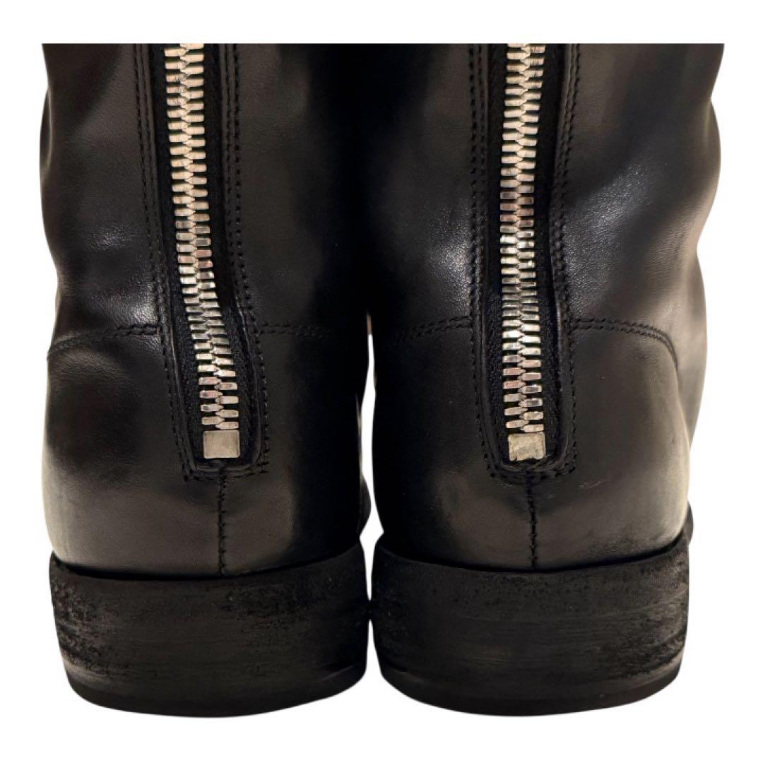 Guidi Back zip boots 986 41 ブラック グイディ