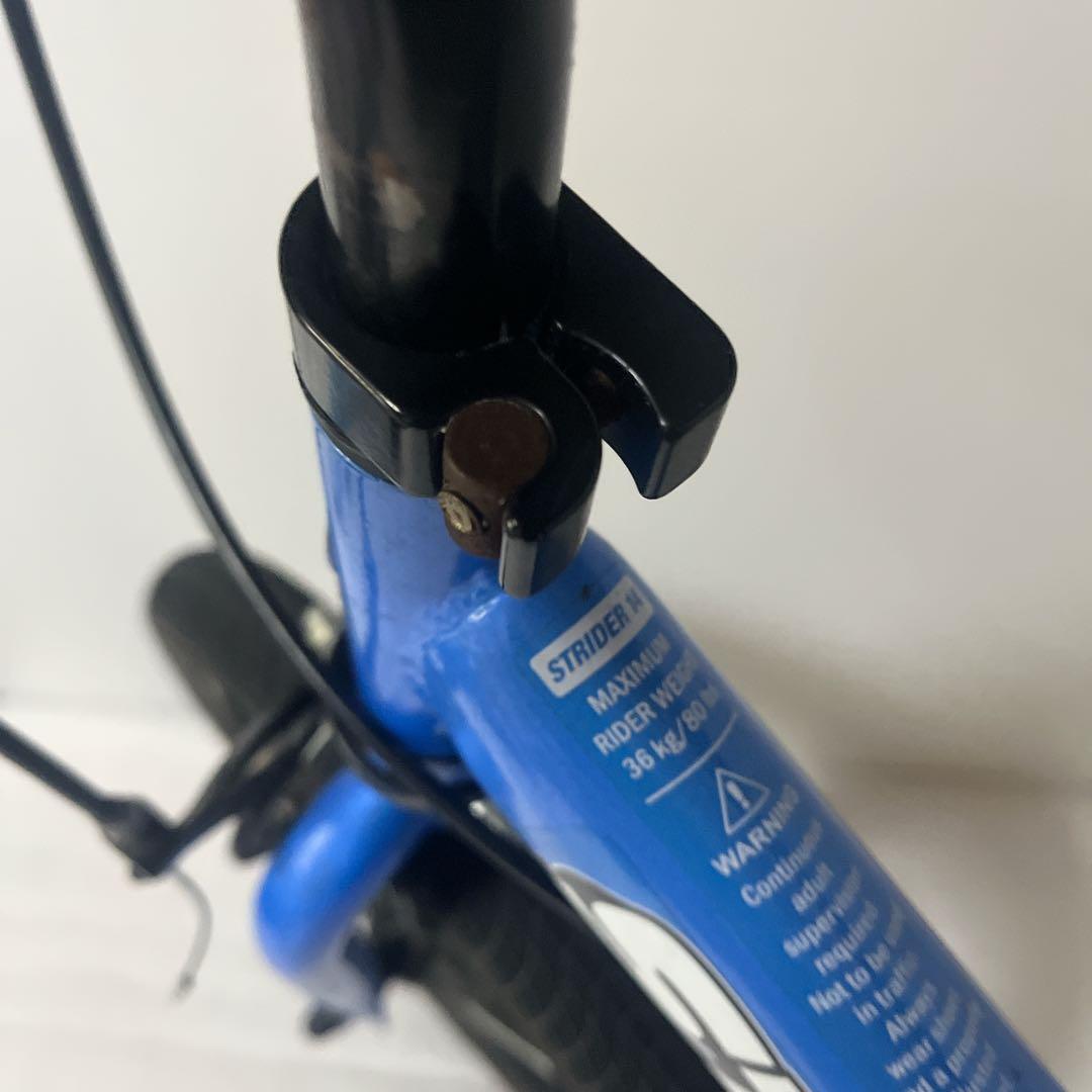 ストライダー STRIDER 14X スティールブルー バランスバイク スタンド