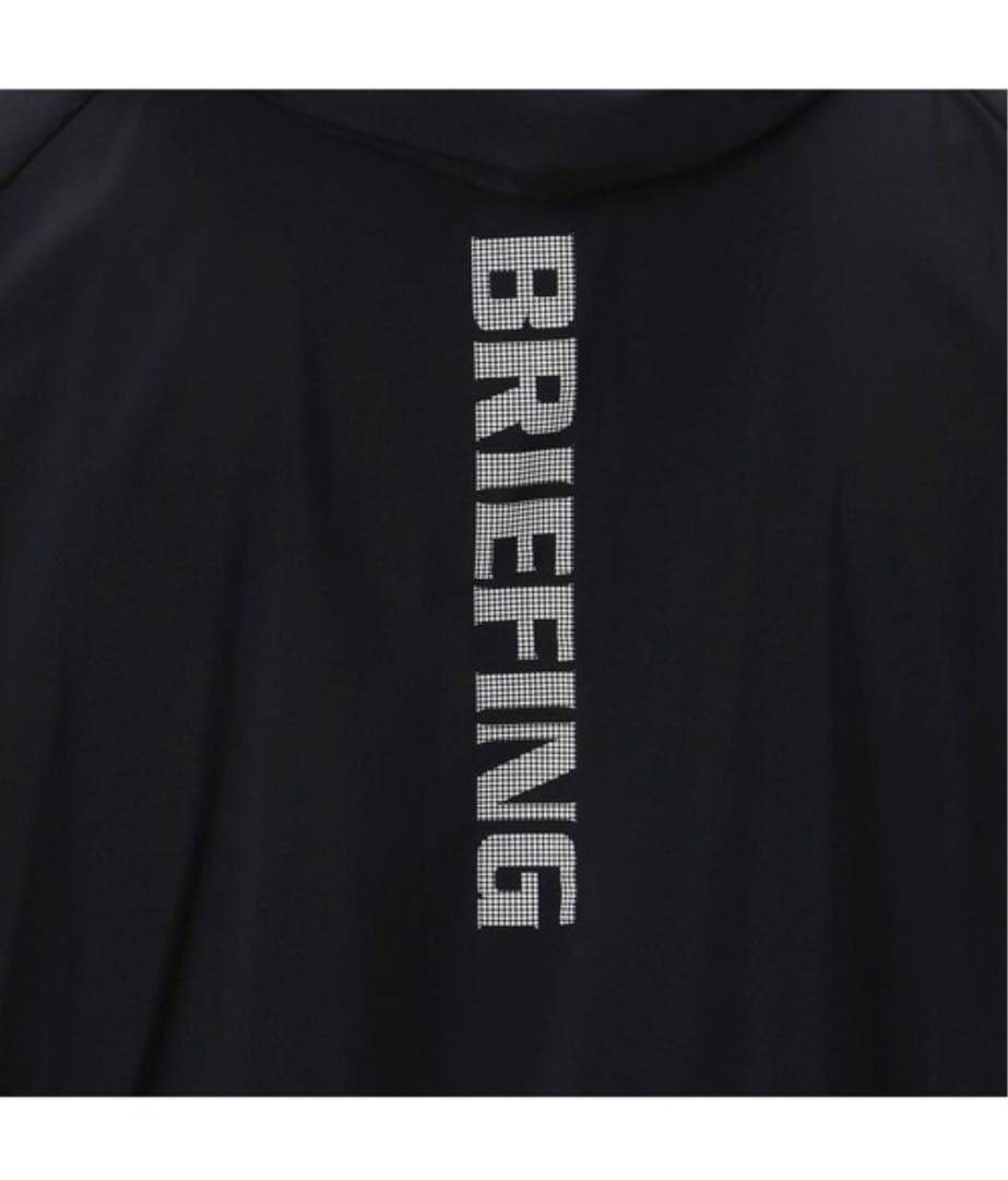 ブリーフィング/メンズゴルフウェア/ウインドフーディ/ブラック/Lサイズ