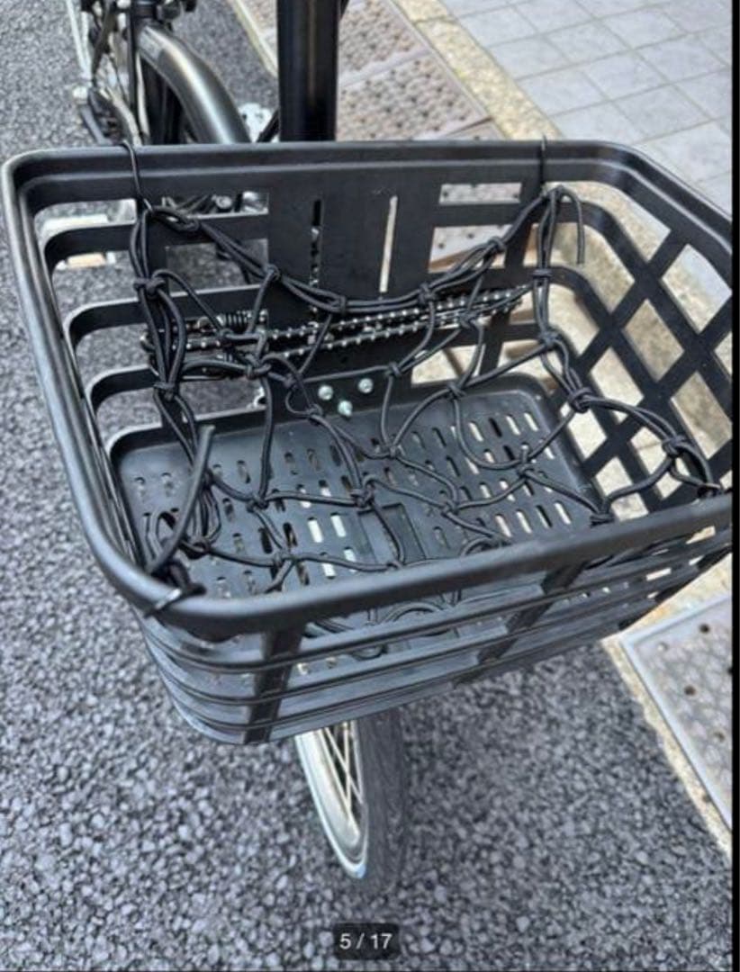 ブロンプトンBROMPTON M6R　カゴ　メット付　折りたたみ自転車　ブラック