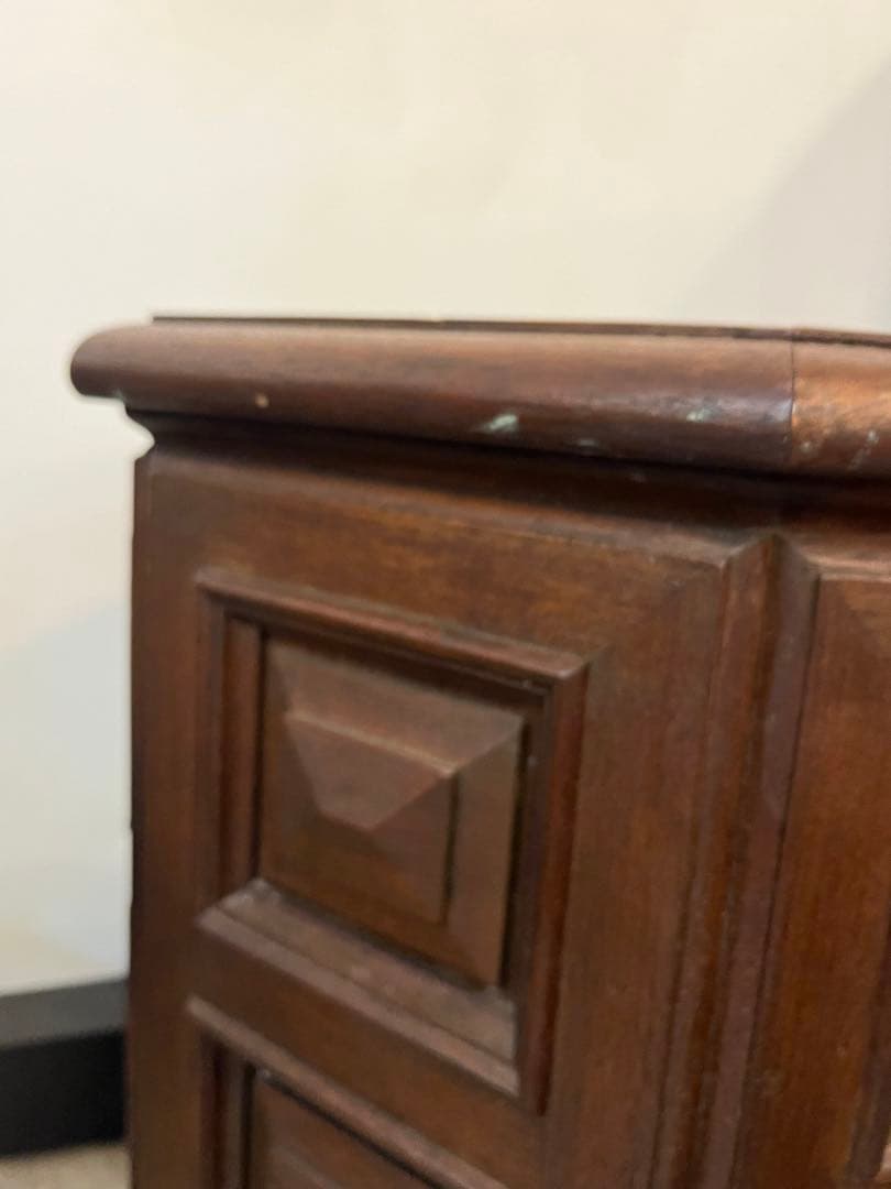 スペイン　アンティーク　オクタゴンサイドテーブル