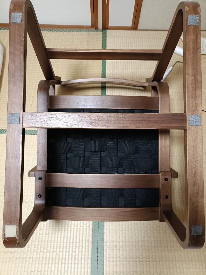 無印良品 リビングでもダイニングでもつかえるソファチェア ウォールナット