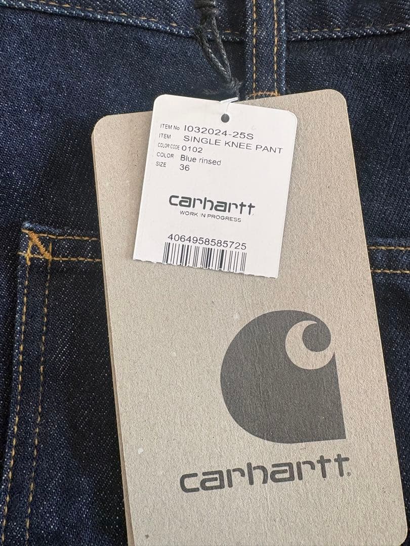 Carhartt wip Single Knee Pant 36サイズ ブルー