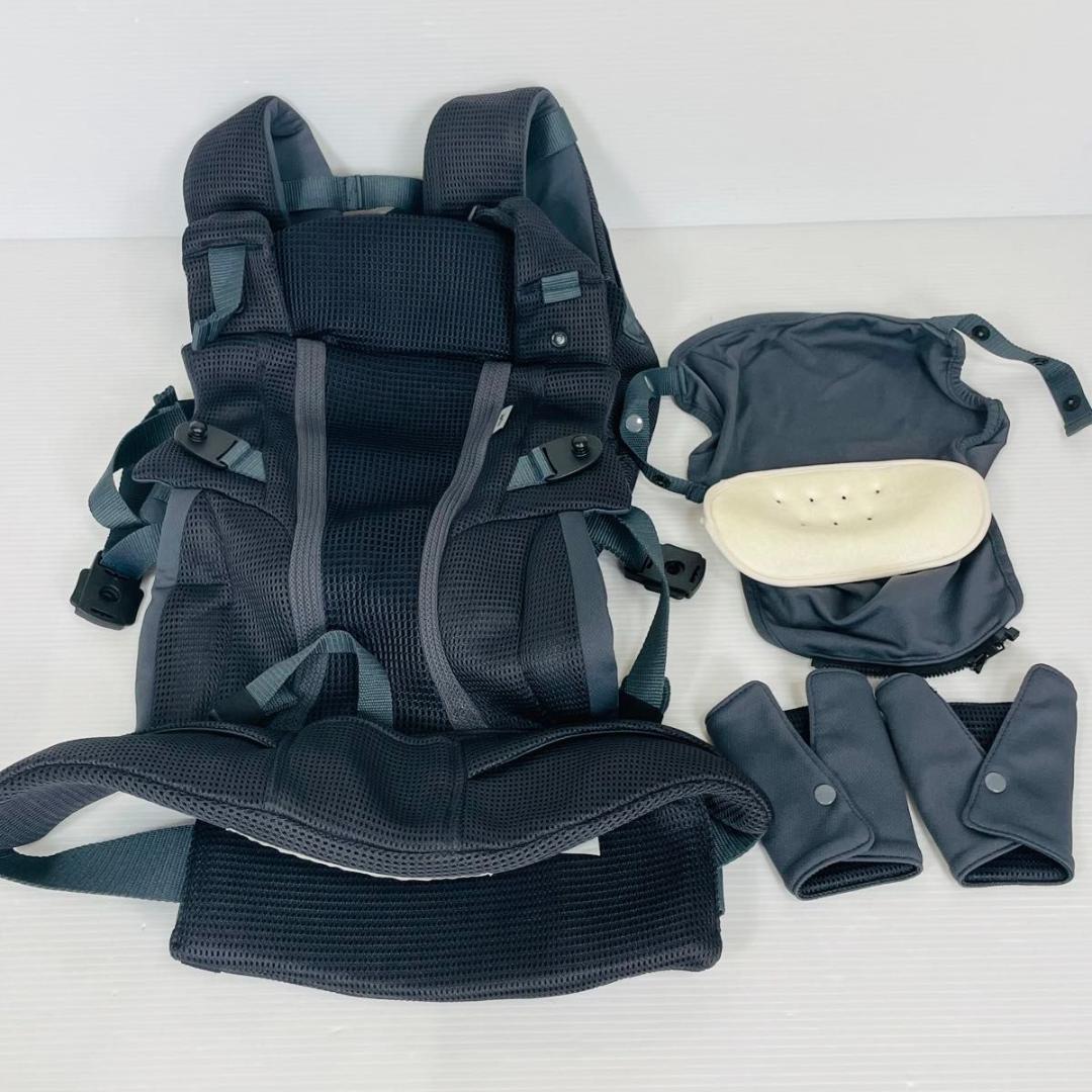 ★美品 Aprica Laclis アップリカ ラクリス 抱っこ紐 ダークグレー