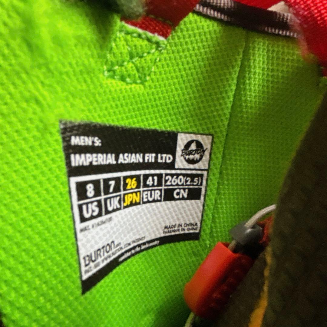 極美品☆Burton バートン IMPERIAL LTD 26cm