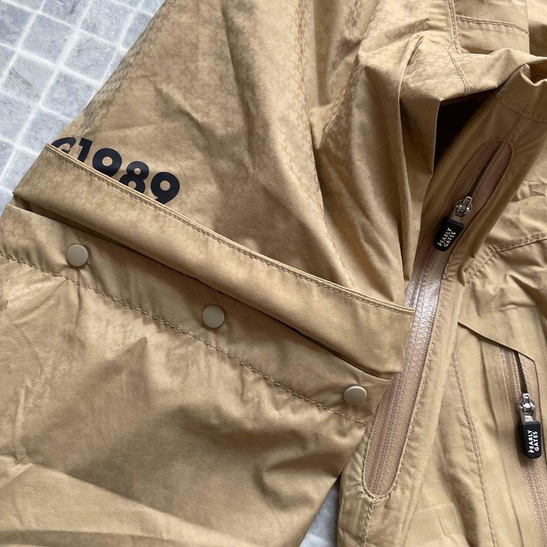 【ゆか様】PEARLY GATES パーリーゲイツレインウエアブルゾンベージュ1